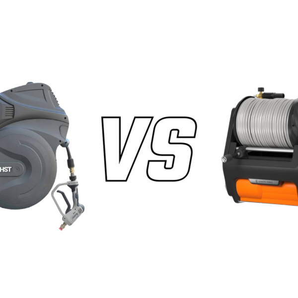 Blahst R30 vs Giraffe Grandfalls Pro - Battle Of The Retractable Pressure Washers