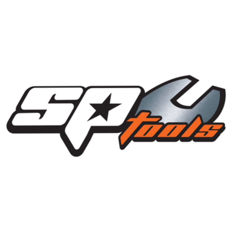 SP Tools logo on white background square