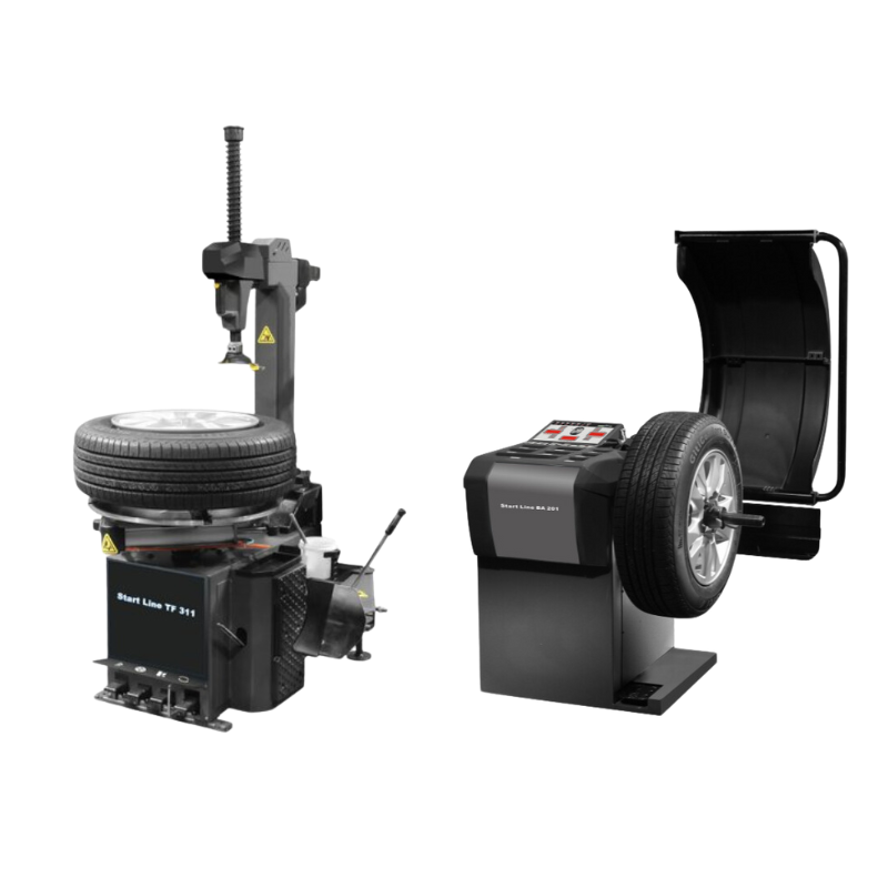 Beissbarth tyre changer and wheel balancer combo package