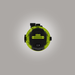 Bigboi vacuum top view with green and black color scheme on a gray background