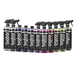 Row of BigBoi product bottles on a white background