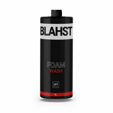 Bottle of BLAHST Foam Wash on a white background