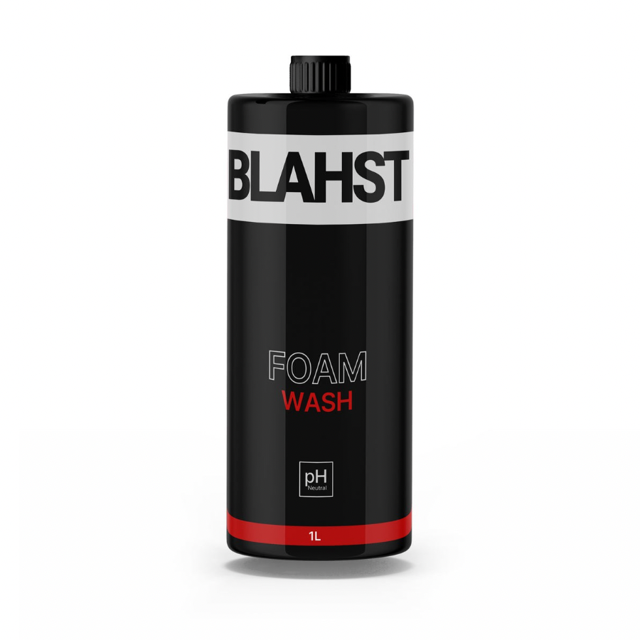 Bottle of BLAHST Foam Wash on a white background