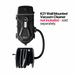 K21 wall-mounted vacuum cleaner with coiled hose on a white background