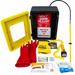 Volt Safety EV rescue kit with fire blanket, gloves, and emergency supplies on a white background