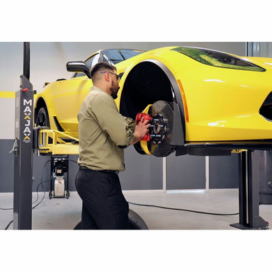 Fixing Corvette brakes on MaxJax hoist