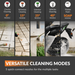 Giraffe Grandfalls Pro pressure washer cleaning modes