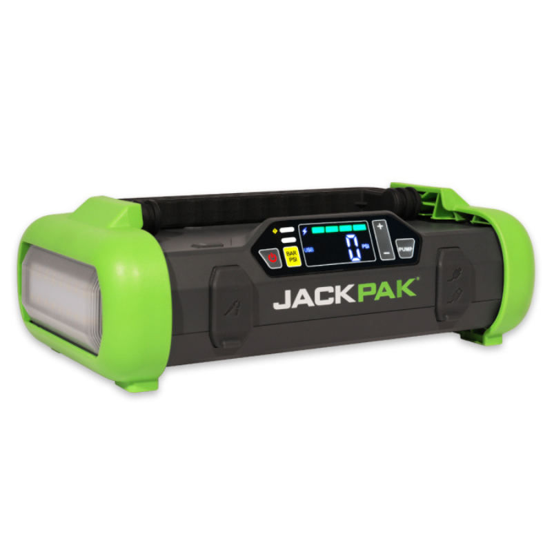 Jackpak front left angle view