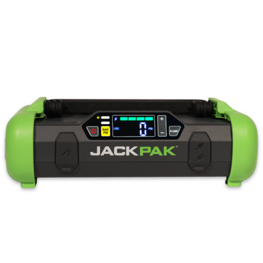 Jackpak front view on screen turned on
