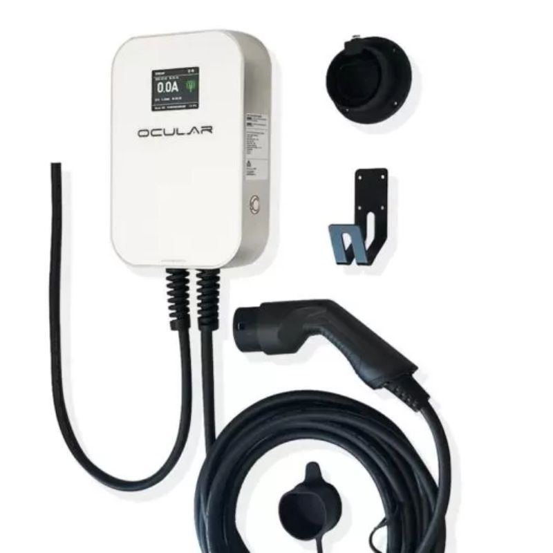 Ocular LTE Plus 7KW Single Phase EV Charger With 6M Type 2 Cable