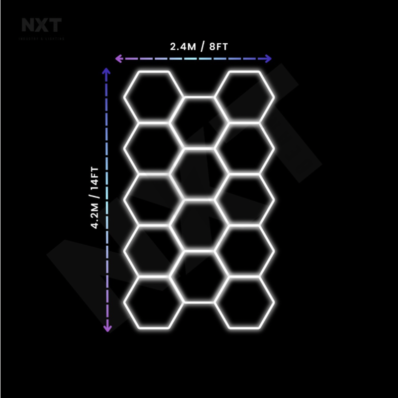 NXTbeam 14 hex lights