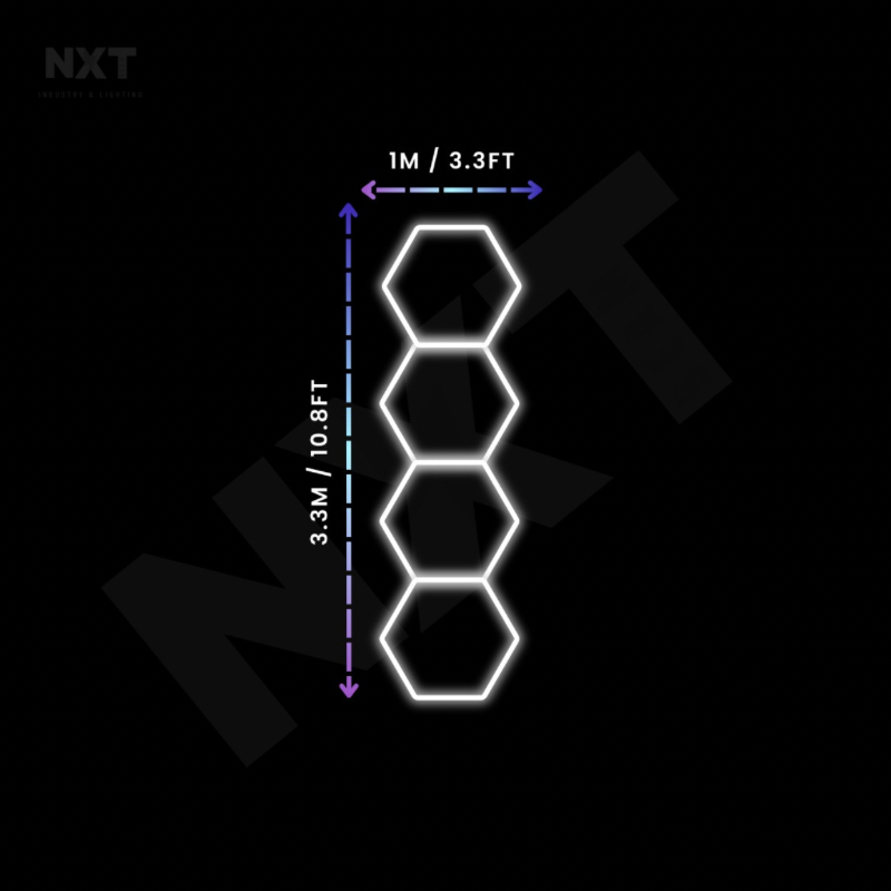 NXTbeam 4 hex light row