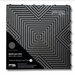Neoflex Pro floor tile packaging with geometric pattern in slate grey