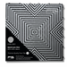 Packaging of Neoflex Pro floor tiles with geometric design in steel grey