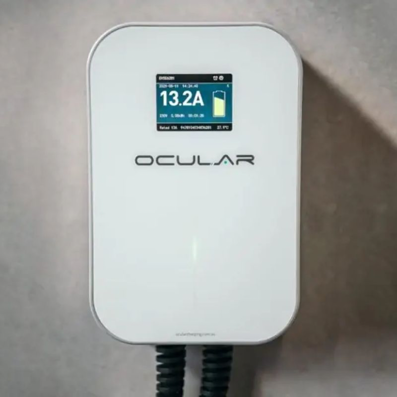 Ocular LTE Plus 7KW Single Phase EV Charger With 6M Type 2 Cable