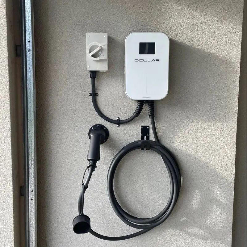 Ocular LTE Plus 7KW Single Phase EV Charger With 6M Type 2 Cable