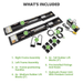 List of included components for a Quickjack 6000 series on a white background