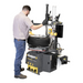 R980DP tyre changing machine with person removing tyre