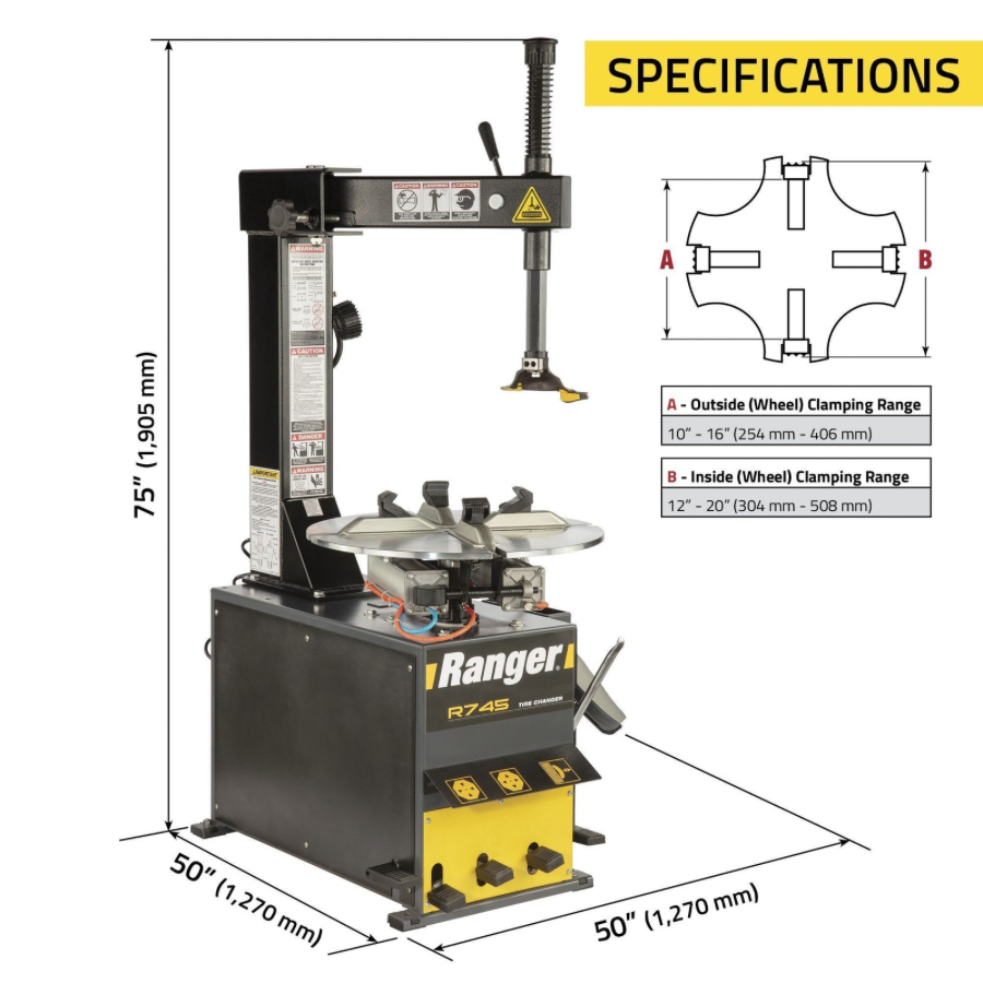 Ranger R745 Tyre Changer