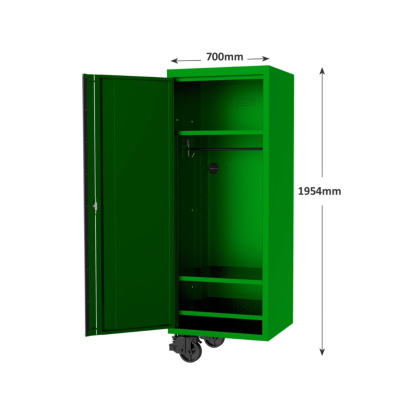 sptools green workstation hanger cabinet