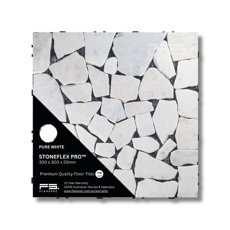 StoneFlex Pro tile pure white