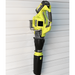 StoreWALL deluxe garage hooks power tool holder with leaf blower