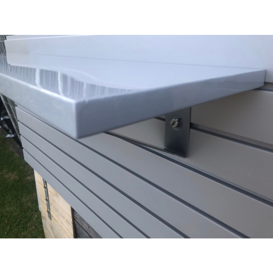 StoreWALL 400mm Deep Floating Metal Shelf With Brackets