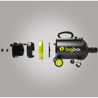 Bigboi brand BlowR with detachable parts on a gray background