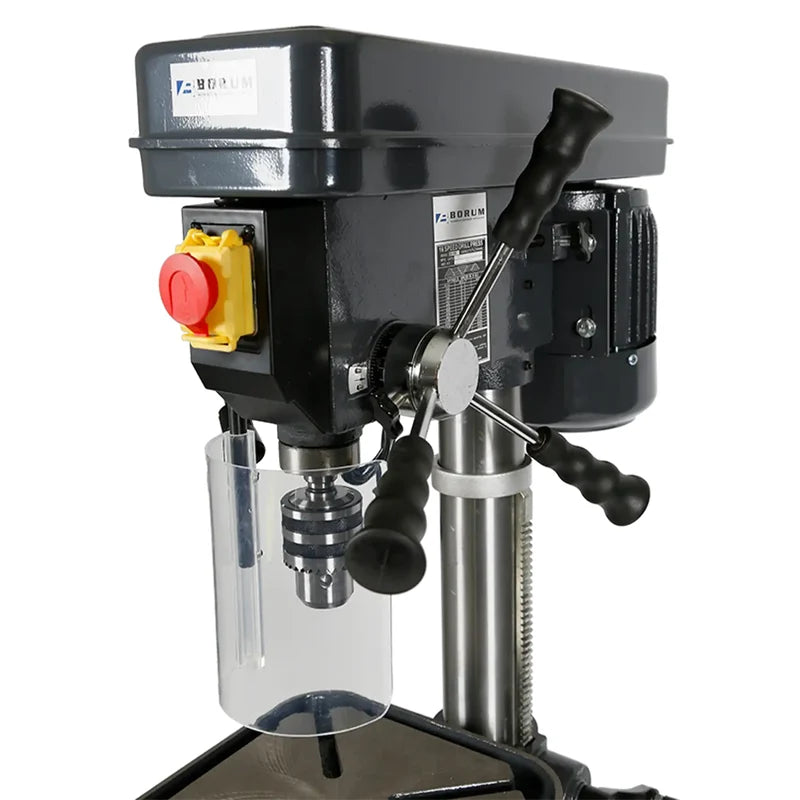 Close up right angle view of the Borum CH16NFT drill head