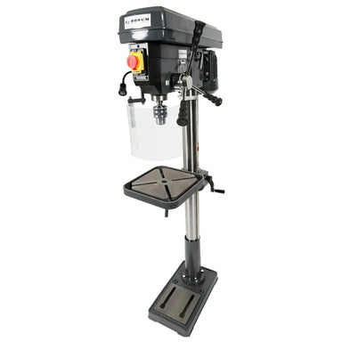 Borum CH18FT 1HP 16 speed pedestal drill, front angle view