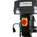 Safety ON-OFF switch on the Borum CH30T pedestal drill