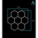 HEXA Comb Classic hexagon LED garage light