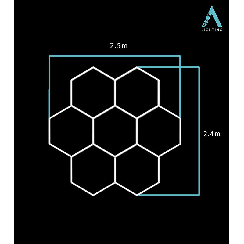 HEXA Comb Classic hexagon LED garage light