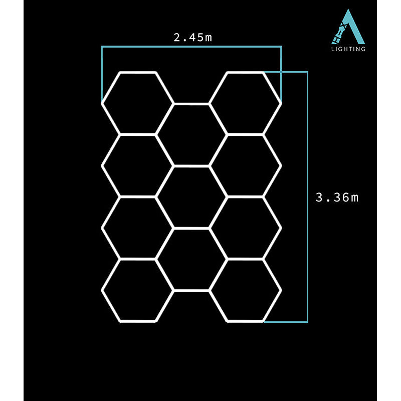 HEXA Dodeca Classic hexagon LED garage light
