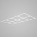 HEXA Grid linear LED garage light with white frame
