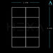 HEXA Grid linear LED garage light