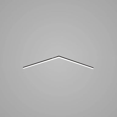 HEXA Lone Arrow Medium linear LED garage light with black frame