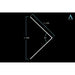HEXA Lone Arrow Medium linear LED garage light