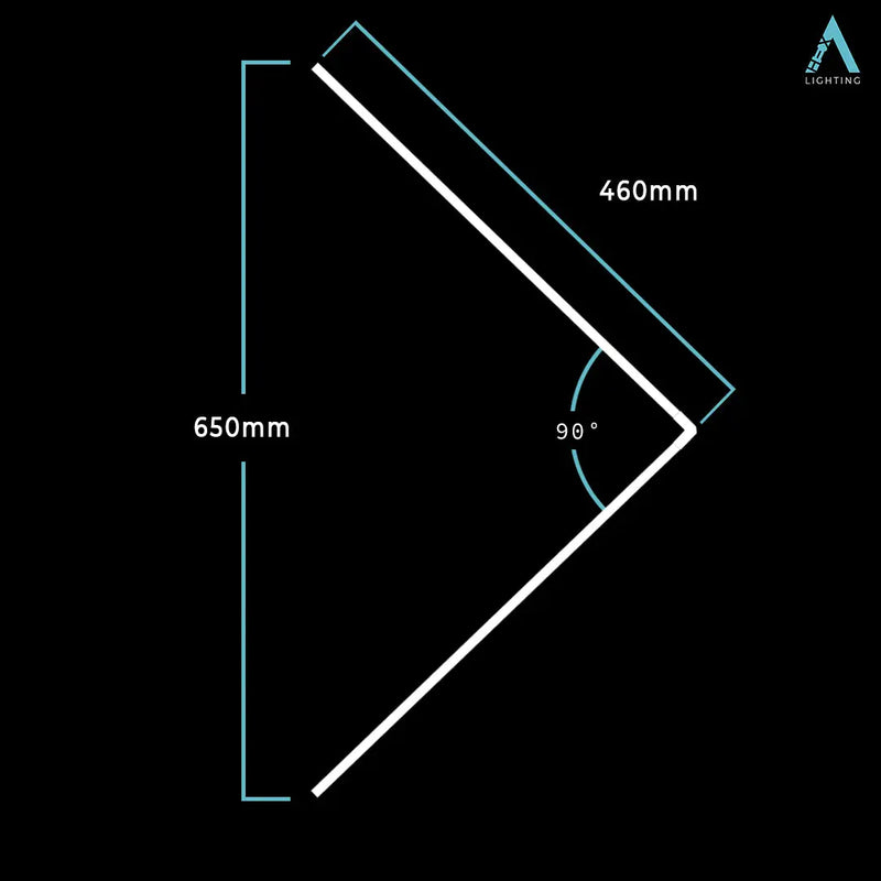 HEXA Lone Arrow Small linear LED garage light