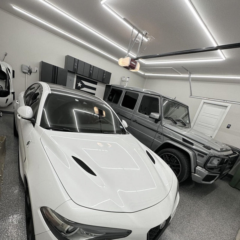 HEXA Meandros linear LED garage light