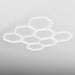HEXA Octo Classic hexagon LED garage light with white frame