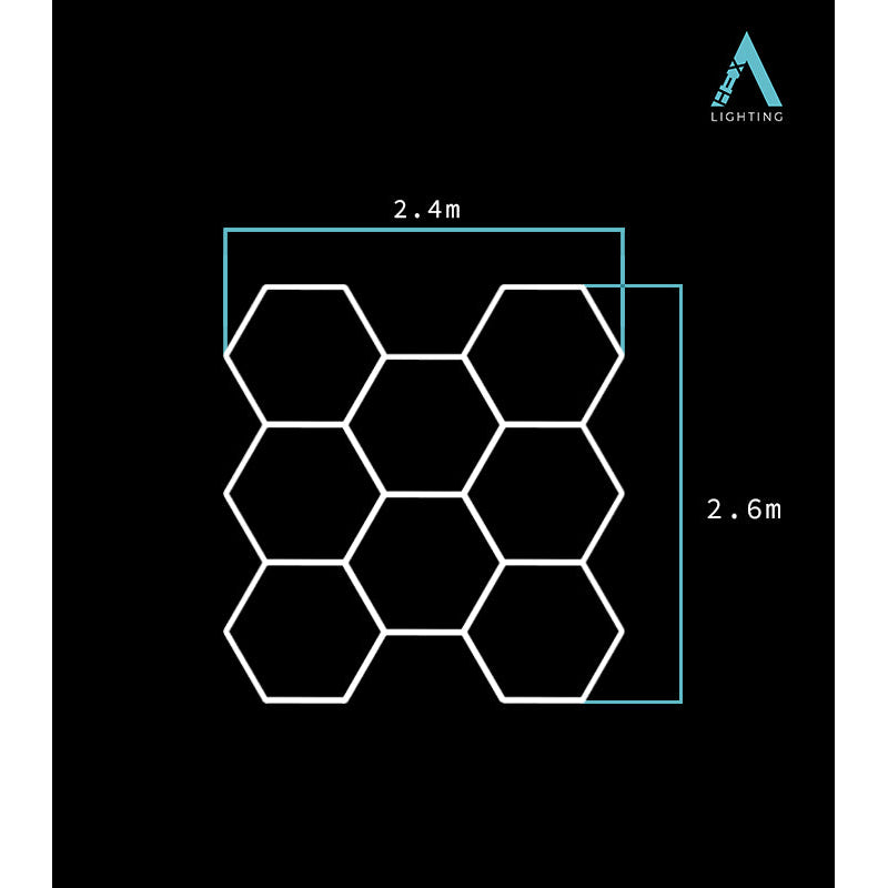 HEXA Octo Classic hexagon LED garage light