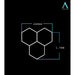HEXA Triod Classic hexagon LED garage light