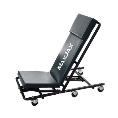 Maxjax creeper seat in upright position