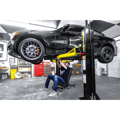 Maxjax creeper seat under car