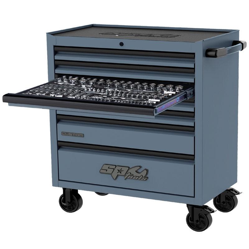 SP Tools SP52509GY Custom Classic 459 piece roll cab tool kit in Lethal Grey