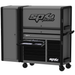 SP Tools SP53002GY 69 inch Apex Series tool kit and power hutch workstation in grey and black