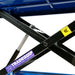 Close up of the TradeQuip 2103T scissor arms and hydraulic ram