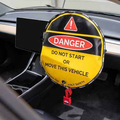 Volt Safety steering wheel lockout cover, second view