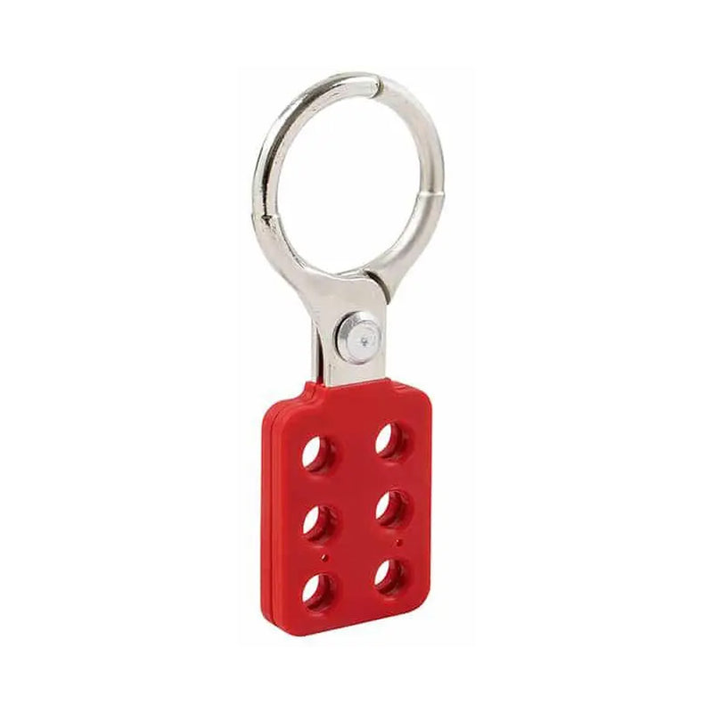 Aluminium lockout hasp with 38 mm jaw from the Volt Safety lockout kit